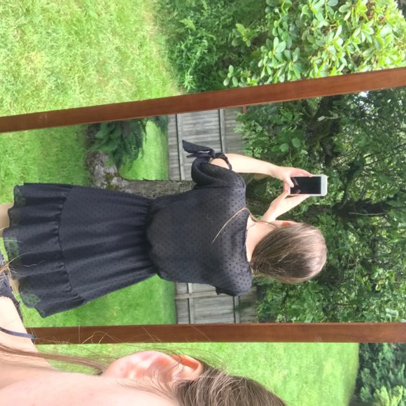 Mesh Cut-Out Shoulder Dress - Picture 3 of 6